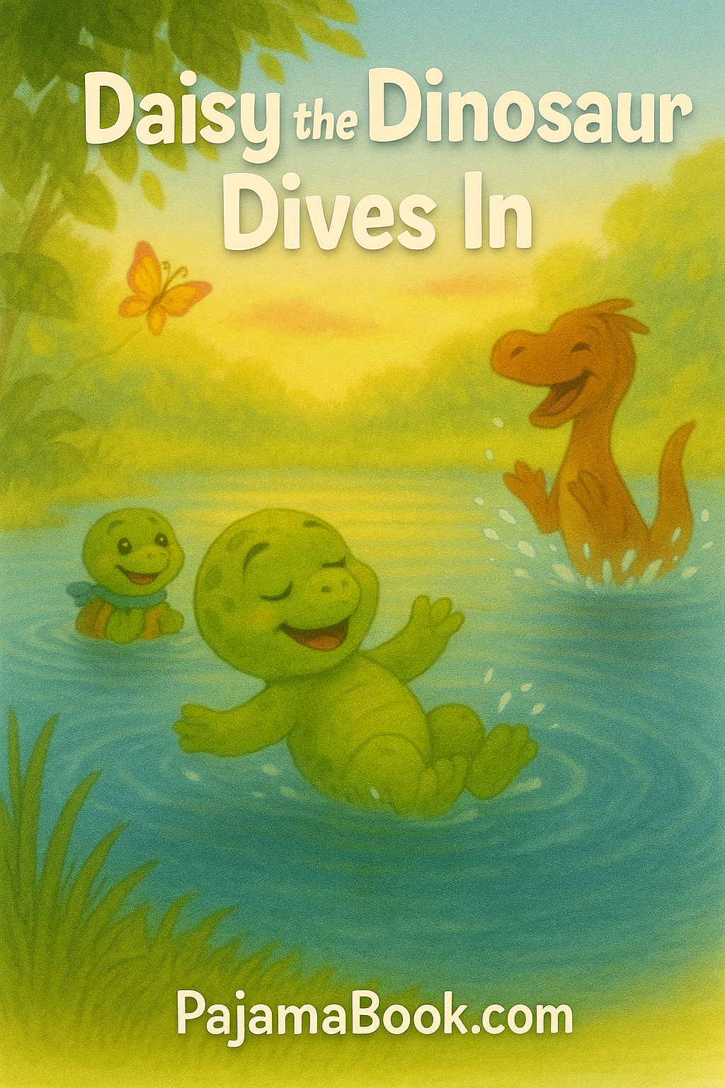 Book cover for Daisy the Dinosaur Dives In