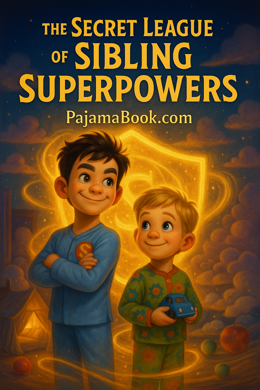 Cover for The Secret League of Sibling Superpowers